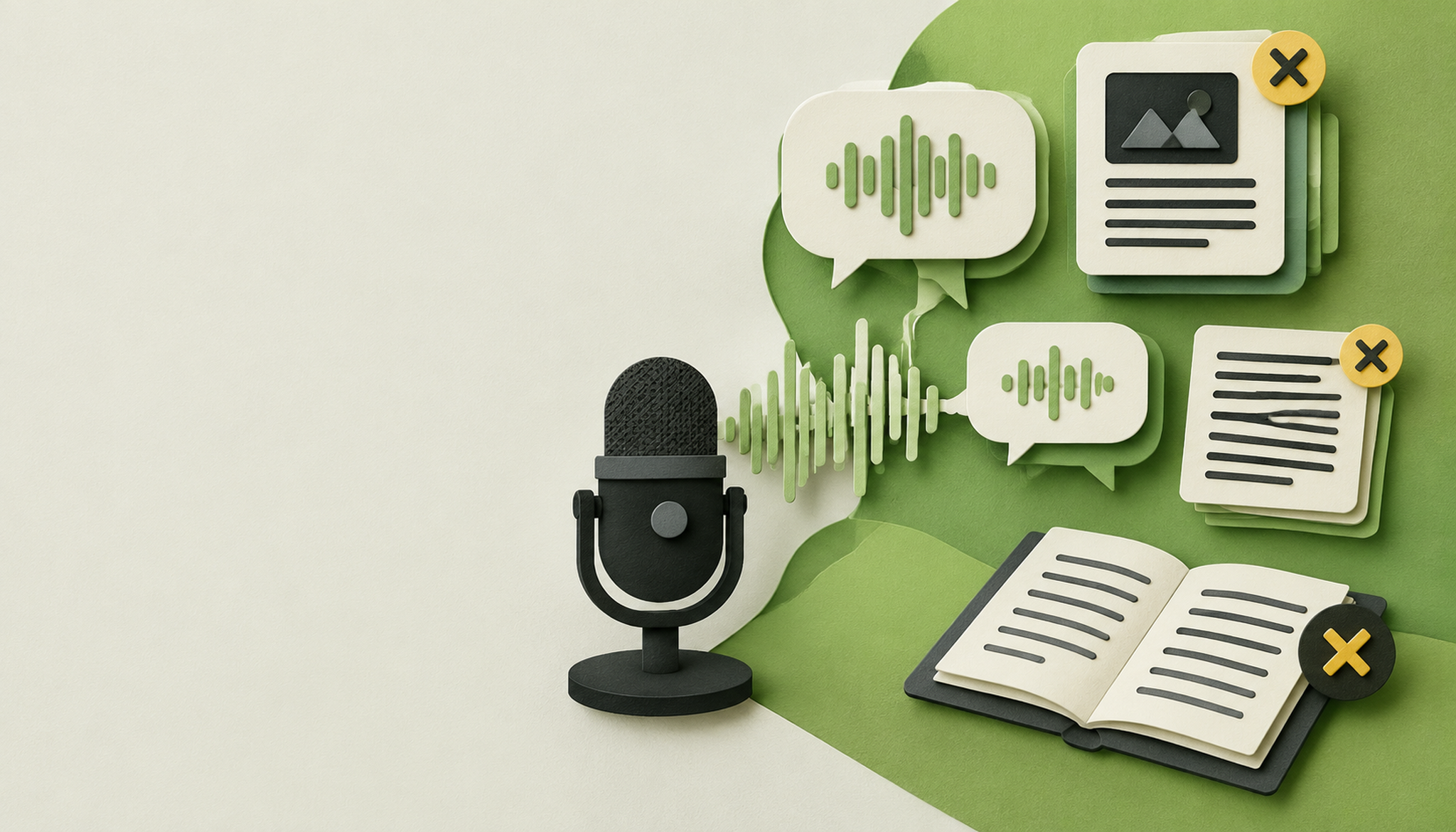 Ilustrasi: Mengapa Pendekatan Dokumentasi Konvensional dan Repurposing Audio Manual Gagal