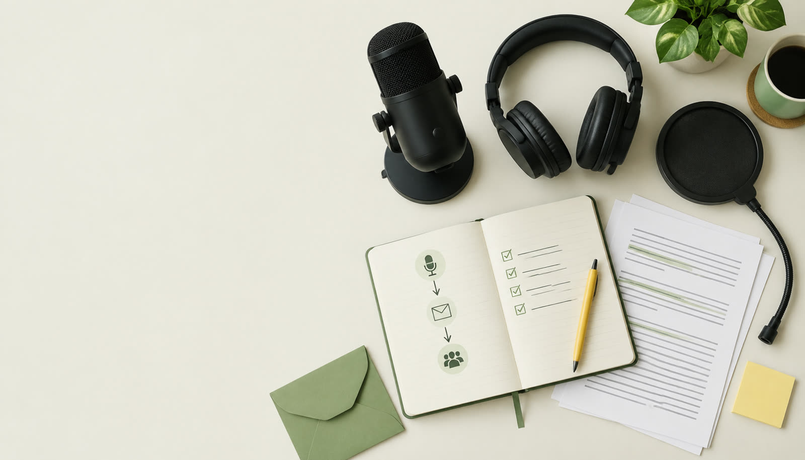 Ilustrasi: Panduan Langkah Demi Langkah Mengintegrasikan Newsletter ke Ekosistem Podcast