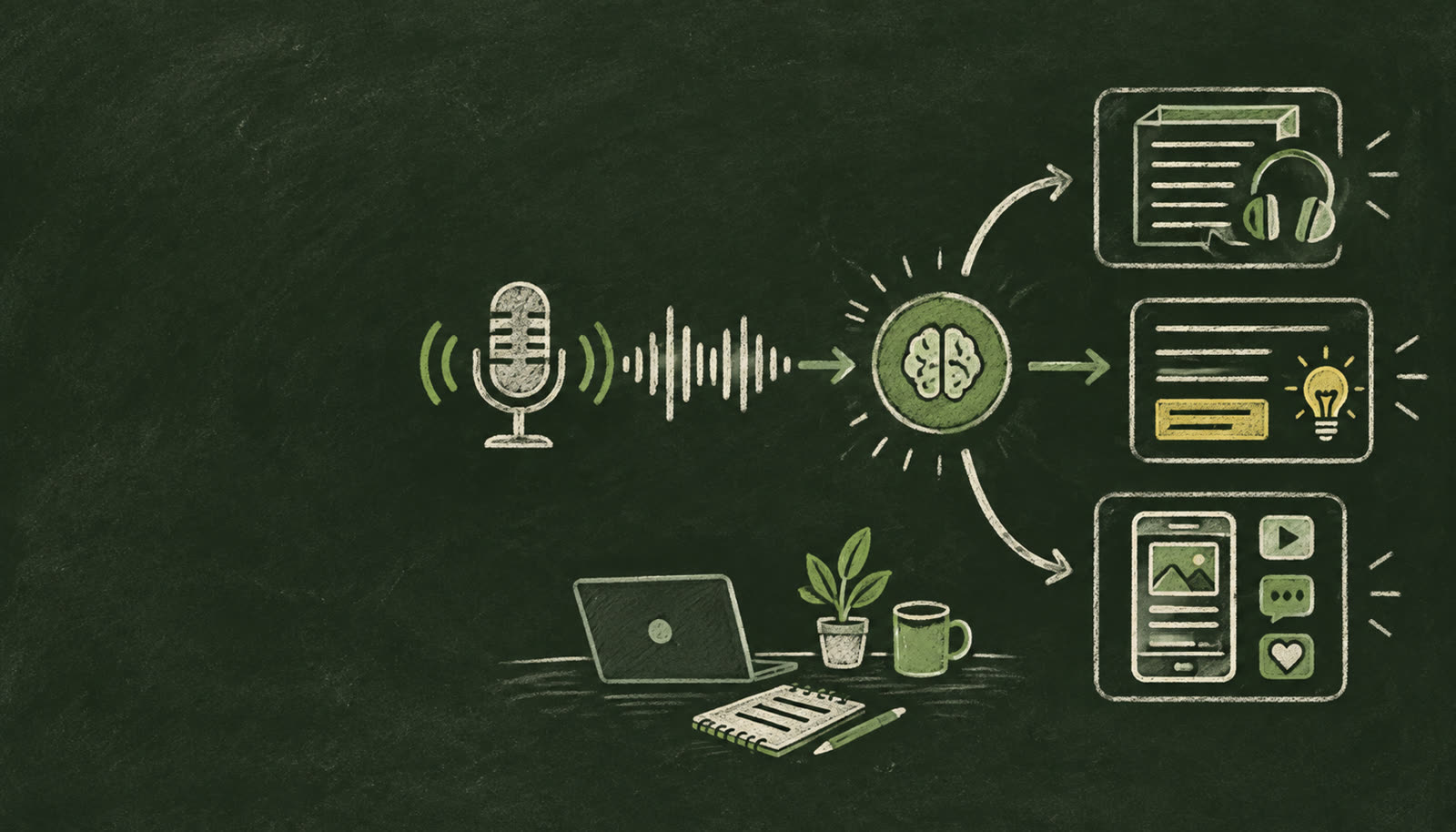 Ilustrasi: Kerangka Kerja Audio-to-Asset (A2A Framework)