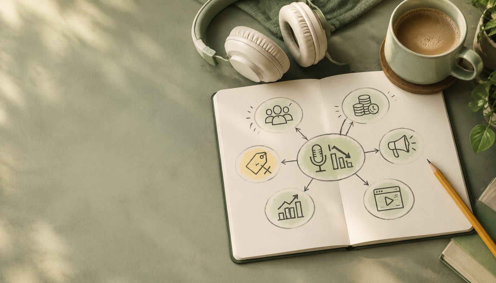 Ilustrasi: Mengapa Model Monetisasi Konvensional Gagal pada Podcast Niche